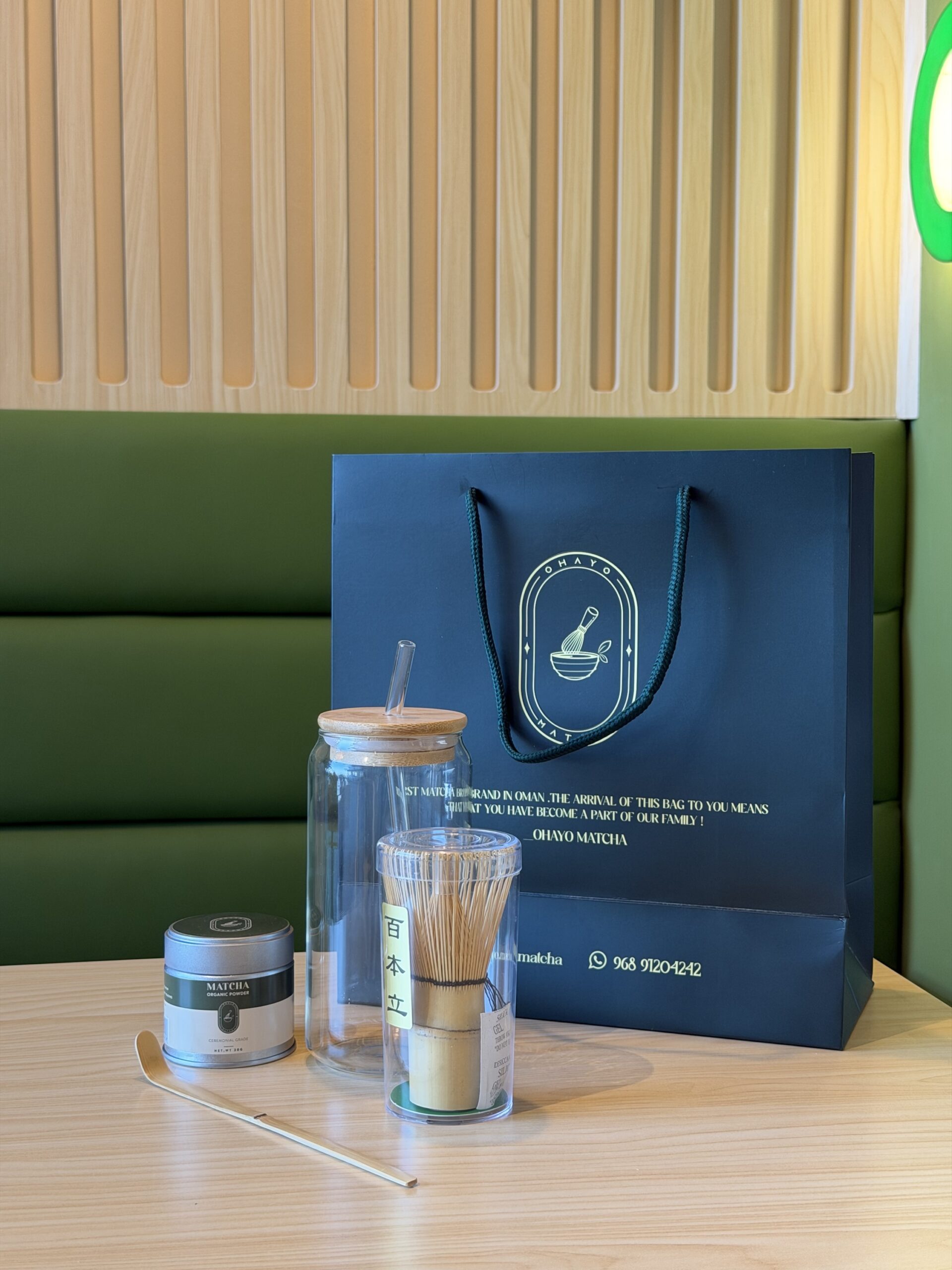 img_2758-2 ماتشا احتفالية 30g ، ملعقه ، ويسك ، كوب - الصورة 1